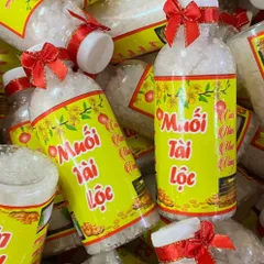 Chai Muối Tài Lộc Phong Thuỷ May Mắn Thờ Cúng Bàn Thần Tài Năm Mới Chiêu Tài Chiêu Lộc