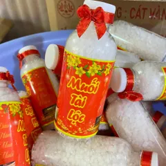 Chai Muối Tài Lộc Phong Thuỷ May Mắn Thờ Cúng Bàn Thần Tài Năm Mới Chiêu Tài Chiêu Lộc