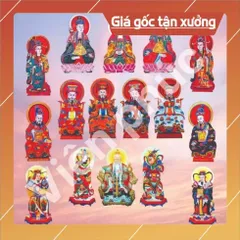 COMB 16 BỨC TRANH ÉP PLATIC  CAO 41CM