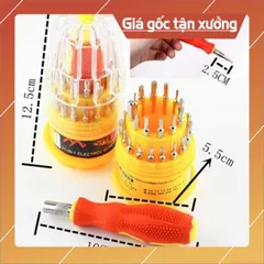 Bộ Vít Tròn 31in1 mở được nhiều loại vít khác nhau
