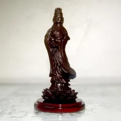 TƯỢNG NGÀI QUAN ÂM ĐỨNG 13CM COMPOSITE NHIỀU MÀU