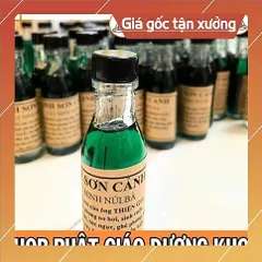 10 chai Dầu phong Linh Sơn Cảnh Tây Ninh Núi Bà - Chai thủy tinh mẫu mới