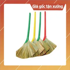 Chổi Chít Quét Dọn Cán Nhựa Loại Tốt bông tốt sạch 100%