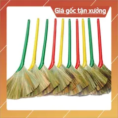 Chổi Chít Quét Dọn Cán Nhựa Loại Tốt bông tốt sạch 100%