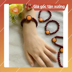 VÒNG TAY ĐÁ CHU SA CHÚ LĂNG NGHIÊM BÌNH AN 6LY VÀ 8LY