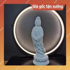 Tượng Đức Quán Âm Bồ Tát Đứng 20cm Để Bàn Chất Liệu Composite cao cấp CÓ HOẢ TỐC HCM