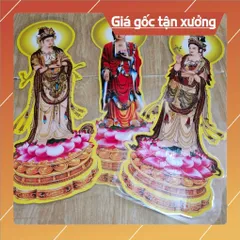 Bộ tranh cúng 15 bức ép plastic 40cm cực đẹp, có hoả tốc