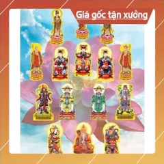 Bộ tranh cúng 15 bức ép plastic 40cm cực đẹp, có hoả tốc
