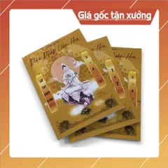 Bộ 3 quyển chép Kinh Diệu Pháp Liên Hoa chữ mờ - tặng 5 viết