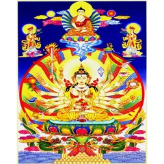 KHUNG TRANH CHUẨN ĐỀ VƯƠNG BỒ TÁT NHIỀU CỠ
