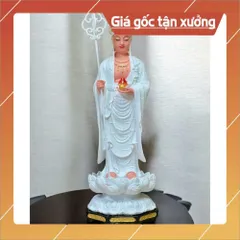 TƯỢNG ĐỊA TẠNG VƯƠNG BỒ TÁT ĐỨNG 50CM  COMPOSITE