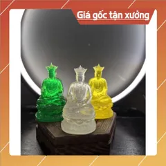 Tượng Địa Tạng vương bồ tát mini 7cm composite nhiều màu