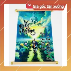 TRANH CUỘN M23 40CM X 60CM VÔ THƯỜNG, CÓ ĐẦU TREO GỖ