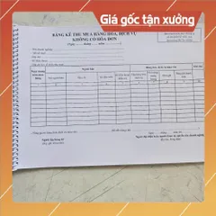 MẪU SỐ 02/TNDN - Mẫu bảng kê thu mua hàng hóa, dịch vụ - GIẤY CAO CẤP Chuẩn theo TT20/2026 của Bộ TC