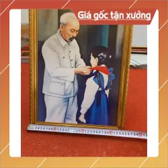 Khung Ảnh về Bác CÓ HOẢ TỐC