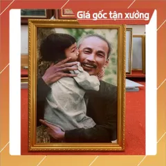 Khung Ảnh về Bác CÓ HOẢ TỐC