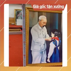 Khung Ảnh về Bác CÓ HOẢ TỐC