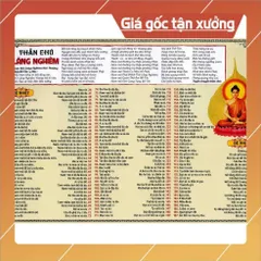 TO493 tờ chú Thần Chú Lăng Nghiêm 2 mặt plastic siêu đẹp