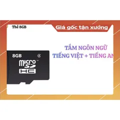 Thẻ nhớ 8 GB- dành cho trẻ học nói Tiếng Việt + tiếng Anh có hoả tốc hcm