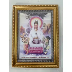 Tranh Quan Âm Bồ Tát ( có khung ) , đủ kích thước- DƯƠNG KHOA SHOP DƯƠNG KHOA SHOP
