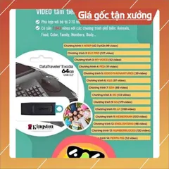 Usb học tiếng anh cho bé 64gb có hoả tốc