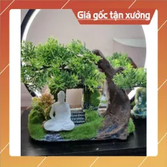 Tượng Phật Bổn Sư Thích Ca Mâu Ni 7cm mini Chất Liệu Bột Đá composite cao cấp