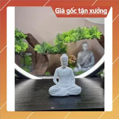 Tượng Phật Bổn Sư Thích Ca Mâu Ni 7cm mini Chất Liệu Bột Đá composite cao cấp