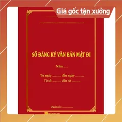 SỔ ĐĂNG KÝ VĂN BẢN MẬT ĐI có hoả tốc