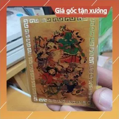 kim bài linh phù Tứ đại nguyên soái HÀNG CAO CẤP, có hoả tốc