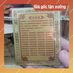kim bài linh phù quan thánh đế quân HÀNG CAO CẤP, có hoả tốc