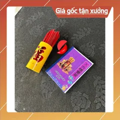 Combo bộ ống xăm nhựa 100 quẻ kèm keo gỗ +  sách giải Ngũ Hành Linh Xâm