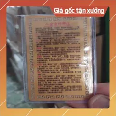 kim bài linh phù bát bảo đại cát HÀNG CAO CẤP, có hoả tốc