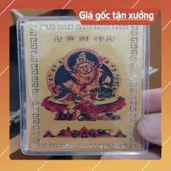 kim bài linh phù hoàng thần tài HÀNG CAO CẤP, có hoả tốc