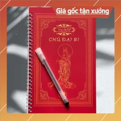 ComBo 4 Vở Chép Chú Đại Bi+ Sám Hối+ Vu Lan+ Dược Sư In Mờ ( Tâm An) + Bút CÓ HOẢ TỐC