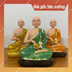 Tôn Tượng Thánh Tăng Sivali Ngồi 21cm Nhiều Màu Nhựa Composite NHIỀU MẦU