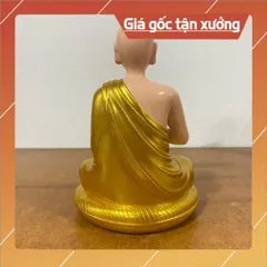 Tôn Tượng Thánh Tăng Sivali Ngồi 21cm Nhiều Màu Nhựa Composite NHIỀU MẦU