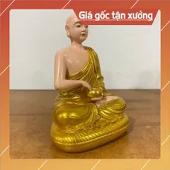 Tôn Tượng Thánh Tăng Sivali Ngồi 21cm Nhiều Màu Nhựa Composite NHIỀU MẦU