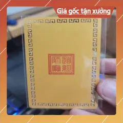 kim bài linh phù long vương HÀNG CAO CẤP, có hoả tốc