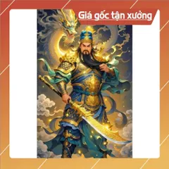 Khung Tranh QUAN THÁNH ĐỂ QUÂN 25cm x 35cm