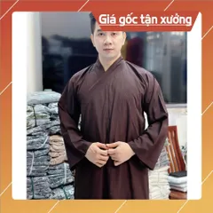 Áo Tràng Phật Tử - Vải kate cao cấp  mềm - dành cho nam và nữ đều măc được có hoả tốc