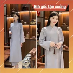 Áo Tràng Phật Tử - Vải kate cao cấp  mềm - dành cho nam và nữ đều măc được có hoả tốc