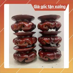 Đôn gỗ - đế gỗ tròn - đôn gỗ đặt tượng, đặt lư hương bát nhang thờ cúng 🌸🌸 có hoả tốc