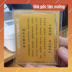 kim bài linh phù đẩu mẫu nguyên quân HÀNG CAO CẤP, có hoả tốc