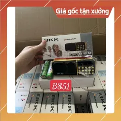 Loa Đài Nghe kinh pháp.BKK-B851+2pin+2 khe cắm Thẻ.Có hỗ Trợ Radio Đài Fm HOẢ TỐC