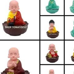 TƯỢNG QUAN ÂM LẮC ĐẦU PHÁT NHẠC TRANG TRÍ XE Ô TÔ SỬ DỤNG NĂNG LƯỢNG MẶT TRỜI GÕ MÕ TỤNG KINH CAO 11CM