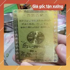 kim bài linh phù phổ hiền HÀNG CAO CẤP, có hoả tốc