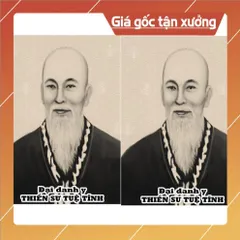 Khung Tranh Thờ Hải Thượng Lãn Ông (Lê Hữu Trác) + khung (Bảo hành gãy, vỡ)
