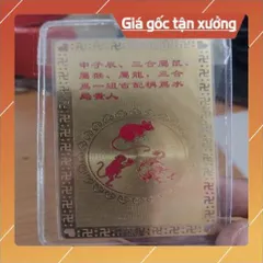kim bài linh phù tam hợp thân thìn tý HÀNG CAO CẤP, có hoả tốc