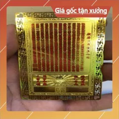 kim bài linh phù địa tạng vương HÀNG CAO CẤP, có hoả tốc
