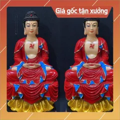 Tượng Phật A Di Đà Cao 18cm Composite nhiều mẫu